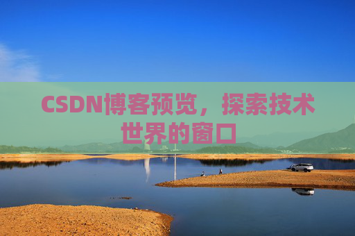 CSDN博客预览，探索技术世界的窗口